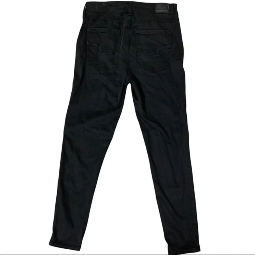 American Eagle Black Skinny Jeans Women's Jeans American Eagle Jeans 8R - Picture 4 of 7